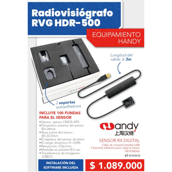 Radiovisiógrafo RVG HDR-500 - HANDY